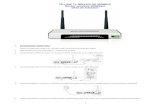 TP-LINK TL-MR3420 3G 300MB/S Router wireless 300Mbps Ghid ... · Ghid de instalare. 1. Conectarea router-ului . Pentru configurarea router-ului, utilizati numai conexiunea de retea