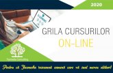 GRILA CURSURILOR ON-LINE - Faxmedia...Cea mai bună ofertă de formare on-line! Desigur, de la Faxmedia! Certiﬁcat de participare GRATUIT pentru Modulul 1 (6 ore), indiferent de