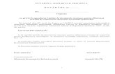 GUVERNUL REPUBLICII MOLDOVA · 2020. 11. 12. · - diagnosticarea tehnică a recipientelor în cazul prelungirii termenului de exploatare; - țevile pentru clor la presiunea de regim;