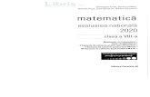 Evaluarea Nationala 2020. Matematica - Clasa 8 · 2019. 9. 13. · evaluarea nationalä 2020 clasa a Vlll-a Memorator de matematicä Teme recapitulative 5 Variante de subiecte pentru