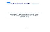 CONDITIILE GENERALE DE AFACERI - Victoriabank