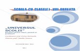 UNIVERSUL SCOLII - didactic
