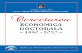 Institutul Naţional deCercetări Economice„CostinC ...