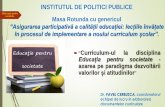 INSTITUTUL DE POLITICI PUBLICE