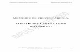 MEMORIU DE PREZENTARE E.A. CONSTRUIRE CABANA LEMN …