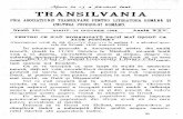 FOIA ASOCIAŢIUNEÎ TRANSILVANE PENTRU LITERATURA ROMÂNA …