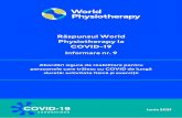 Răspunsul World Physiotherapy la COVID-19