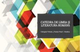 Catedra de Limba și literatura română - ct_vuia