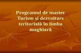 Programul de master - Facultatea de Geografie Cluj