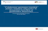Colaborare germano-română pentru inițierea afacerilor în ...