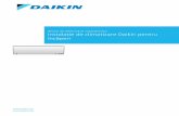Instalație de climatizare Daikin pentru încăperi
