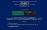 REVISTA ELECTRONICĂ MATEINFO.RO ISSN 2065-6432 …