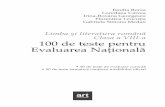 Limba și literatura română Clasa a VIII-a 100 de teste ...