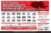 Managementul Performanței în România 2011
