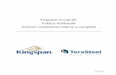 Kingspan Group plc Politica Antifraudă (inclusiv ...