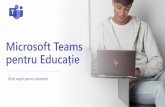 Microsoft Teams pentru Educație
