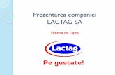 Prezentarea companiei LACTAG SA - CITR Vanzari