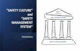 “SAFETY CULTURE” and “SAFETY MANAGEMENT SYSTEM”