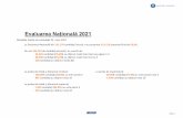 Evaluarea Națională 2021