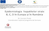 Epidemiologia hepatitelor virale B, C, D în Europa și în ...