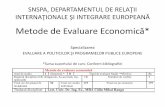 Metode de Evaluare Economică - calran.ro