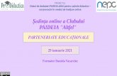 Ședința online a Clubului PAIDEIA 'Altfel'