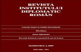 REVISTA INSTITUTULUI DIPLOMATIC ROMÂN
