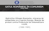 Opèration Villages Roumains, mișcarea de soliaritate cu ...