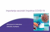 Importanța vaccinăriiîmpotrivaCOVID-19
