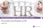 Provocările unui Manager de HR