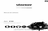 230 - Manual de utilizare pompa ELECTRO 5 L