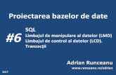 SQL #6 Limbajul de manipulare al datelor (LMD) Limbajul de ...
