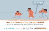 Stop bullying în scoală - ChildHub
