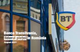 BT, liderul pietei in Romania august 2021