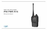 Statie radio UHF portabila PNI PMR R16