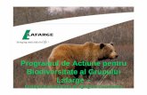 Programul de Actiune pentru Biodiversitate al Grupului ...
