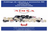 Catálogo de válvulas y accesorios BD - AIQSA