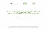 Fenomenul discriminării în moldova: percepțiile populației