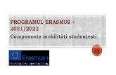 PROGRAMUL ERASMUS + 2021/2022