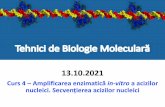 Tehnici de Biologie Moleculară