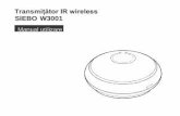 Transmițător IR wireless SIEBO W3001