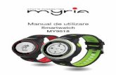 Manual de utilizare Smartwatch MY9518 - Myria