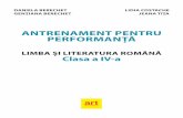 LIMBA ȘI LITERATURA ROMÂNĂ Clasa a IV-a