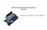 Utilizarea platformei de dezvoltare Arduino
