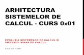 Arhitectura Sistemelor de Calcul - Curs 0x01