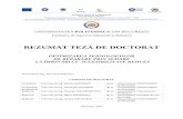 REZUMAT TEZĂ DE DOCTORAT - docs.upb.ro