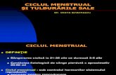 Curs 3 - Ciclul Menstrual Si Tulburarile Sale
