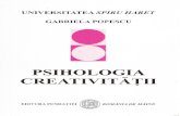 Gabriela Popescu Psiholgia Creativitatii
