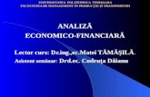 Analiza economico-financiara 1