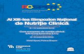 AAl XIII-lea Simpozion Na£ional l XIII-lea Simpozion ... prin oncologie, chirurgie, terapie intensivƒ,